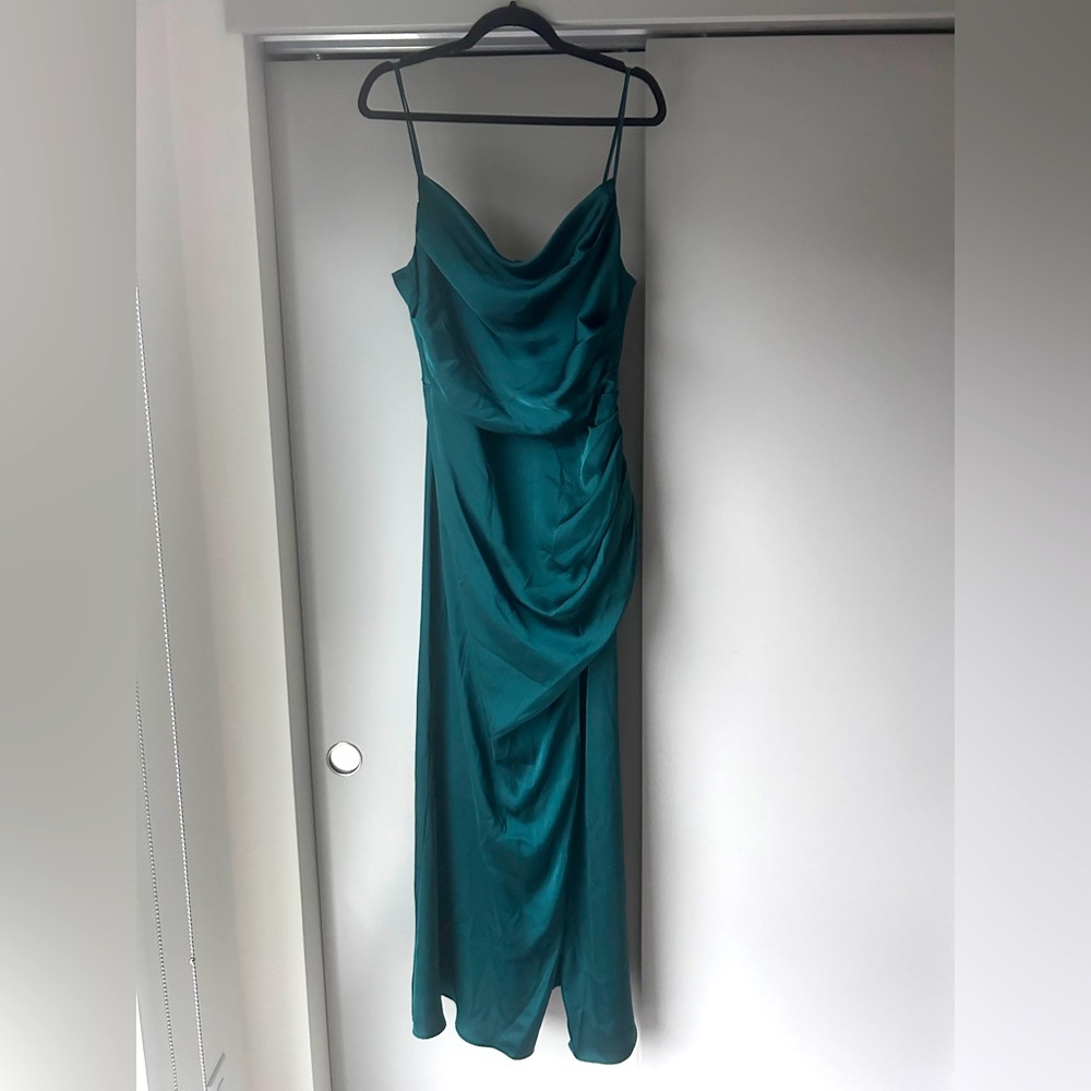 Lydia Matte Satin Dress